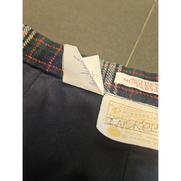 Pendleton Signature Size 12 Murray TARTAN Dress PLAID Virgin Wool Skirt USA - Picture 8 of 14